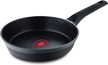 MasterPro Gastro Reeco | Sartén de 28 cm | Indicador Temperatura | Aluminio Fundido Reciclado | Revestimiento Antiadherente | Mango Soft Touch | Para Todo Tipo de Cocinas incluida Inducción