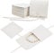 nbeads 20 Stück Mikrofaser Schmuckbeutel, 8x8 cm Armbänder Halskette Ohrringe Ringe Verpackungsbeutel Fliege Mikrofaser Schmuckbeutel Mit Schnüren für Hochzeit Süßigkeiten Geschenk Lagerung, Grau