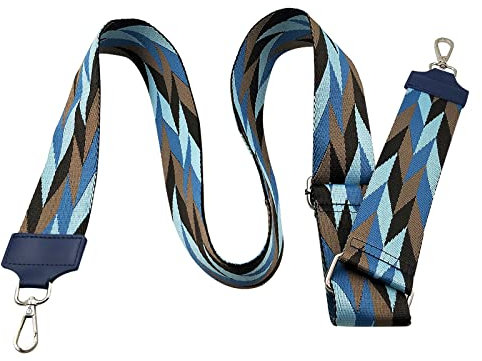 Tracolle per Borse con Ganci,Tracolla per Borsa Tessuto,Cinghia Tracolla per Borsa,Tracolla Borsa Donna Ricambio,90-145 cm Regolabile Tracolla per Borsa Donna