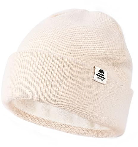 FURTALK Bonnet d'hiver pour bébé avec Doublure Polaire pour Enfants Bonnet Chaud pour Tout-Petits Bonnet d'hiver pour garçons et Filles de 0 à 8 Ans