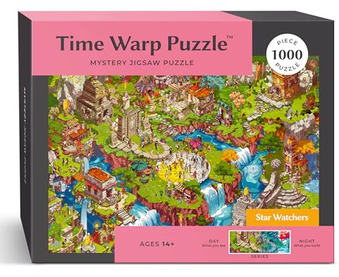 Time Warp Puzzle Mystery Jigsaw Puzzle 1000 Teile für Erwachsene Day Night Series - Ein herausforderndes schwieriges, bildwechselndes Puzzle zum Lösen 67,6 x 48,9 cm (Starwatchers)