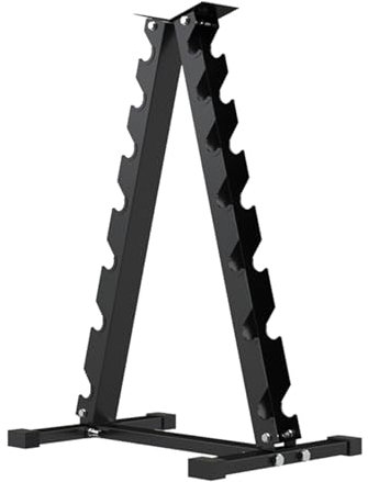 7-Tier Dumbbell Rack Dumbbell Storage Stand Holder Steel Weight Tree for Home Gym