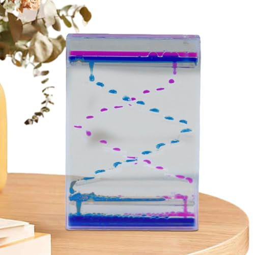 Movimiento líquido, Reloj de líquido, Reloj de con Aceite acrílico, Juguetes de Oficina antiestrés para Adultos y temporizadores de Agua, Juguetes sensoriales líquidos, decoración de