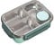 Rurunklee Stainless Steel Bent-o Box/Lunch Box - 3 Compartment Metal Lunch Containers, for Kids & Adults