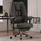 EXCEBET Ergonomic Office Chair – High Back PU Leather Executive Desk Chair with Adjustable Armrests, Swivel Computer Chair for Home Office, Heavy Duty Support up to 400 lbs (Grey-1)