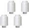 MOES Heizkörperthermostat Smart,Heizungsthermostat WLAN(MOES ZigBee Hub erforderlich),Thermostat Heizung Programmierbarer mit Fenstererkennung, Kompatibel mit Alexa und Google Home,4 PCS