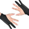 LICQIC 2 Pcs Artist Glove, Anti-fouling Digital Draw Glove for Graphics Drawing, Tablet, Pad and Art Creation (S, Black)