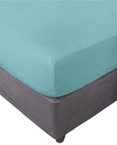 Miracle Home. Drap-Housse 100% Microfibre brossée, réglable, élastique et Anti-Pelage. 90X200. Lit 90. Pistache
