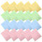 SYEYCW 20 Pcs Glasses Cleaning Cloth, Lens Cloths for Glasses, Microfiber Eyeglasses Cleaning Cloth, for Eyeglasses, Sunglasses, Camera Lenses, ipad, Tablets, Phones, LCD Screens and Delicate Surfaces