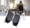 LJLAO Repose-Pieds Robustes pour Fauteuil Roulant, Repose-Jambes Réglables De 39 À 45 Cm, Fente Fixe De 6,8 Cm, Capacité De Charge De 100 Kg, pour Une Utilisation Et Un Soutien Pratiques,A
