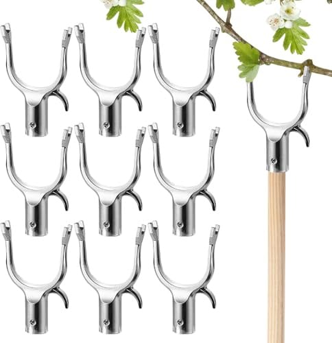 10x Metall-Baumstützen Für Obstbäume | Stabile Asthalter Aus Edelstahl | Pflanzenstütze Für Äpfel, Birnen & Kirschen | Verhindert Astbruch Bei Schweren Früchten