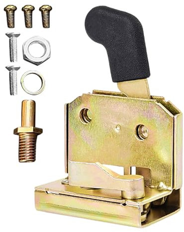 Tractor Door Lock – Metal Door Handle Latch, Safety Hardware Set | Replacement Door Lock Parts, Secure Handle for Heavy Vehicles Cabin Zone, Electric Tricycle Setup, Tractor Repair
