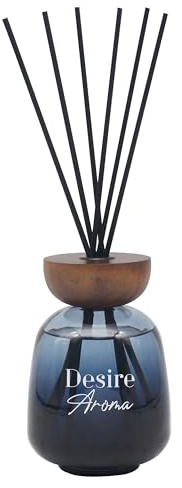 Lesser & Pavey Desire Aroma Orange Sanguine Reed Diffuser 600ml | Air freshener, calming ambience, aromatherapy, thoughtful gift, stick diffuser, stress relief mind