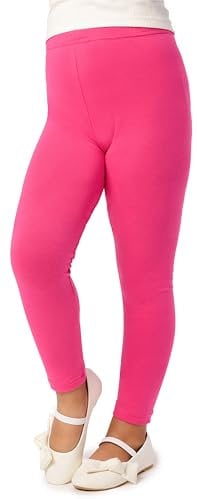 Merry Style Leggins Mallas Pantalones Largos Ropa Deportiva Niña MS10-130 (Rosa, 158 cm)