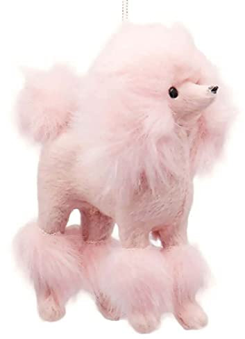 Kurt Adler Dekofigur Pudel, 12,7 cm, Rosa
