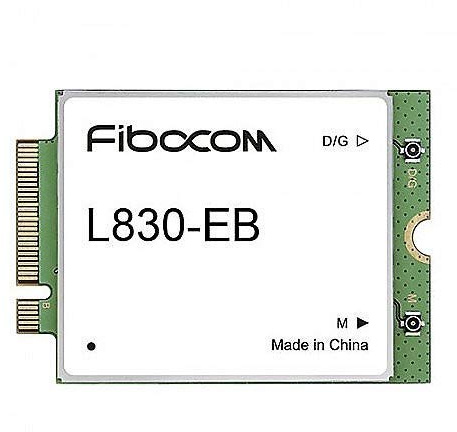 Lenovo Fibocom L830-EB - Modem cellulaire sans fil - 4G LTE Advanced - pour ThinkPad L480, L580, P43, P52, P53, T480, T490, T580, T590, X280, X380 Yoga, X390, Black, 4XC0Q92823