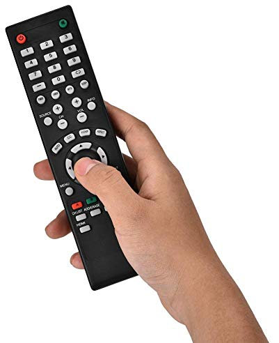 Universal TV Remote Control, TV Remote Control Replacements, 8m Distance Fast Response, 2*AAA Batteries Powered(Battery Not Included), Easy to Operate, for SEIKI TV (Black)