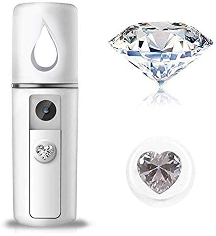 Nano Facial Steamer Mist Spray Eyelash Extensions Cleaning Pores Water SPA Moisturizing Hydrating Face Sprayer USB Rechargeable Mini Beauty Device - Summer Gives You Cool