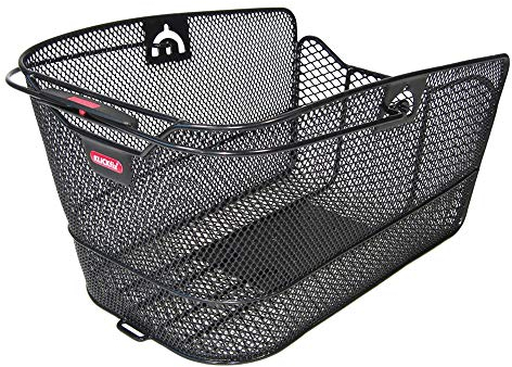 KlickFix HinterradkorbCitymax GTA 23x22,5x36cm engmaschig schwarz + Flicken