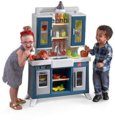 Step2 Modern Farmhouse Kitchen Spielküche aus Kunststoff
