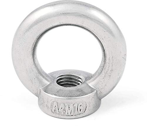 2 piezas SO-TECH® Tuerca Anular 10 mm Acero Fino V4A AISI 316 Inoxidable Resiste al Agua Salada Tuerca Redonda