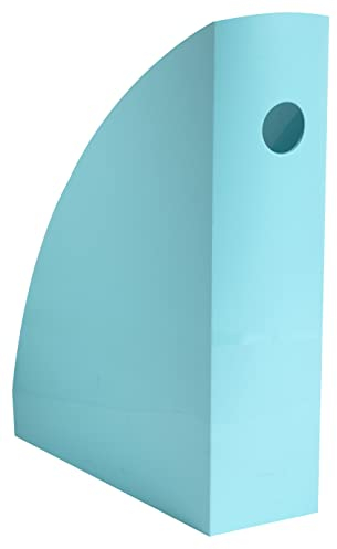 Exacompta - Réf. 18263D - Lot de 6 porte-revues MAG-CUBE Aquarel, pour rangement documents A4 et A4+, catalogues, magazines - Dimensions : Prof 26,6 x larg 49,2 x Haut 30,5 cm - Couleur vert pastel