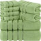 Utopia Towels - Handtuch-Set aus Viskose – 68 x 137 cm – Premium 600 g/m² 100% ringgesponnene Baumwolle