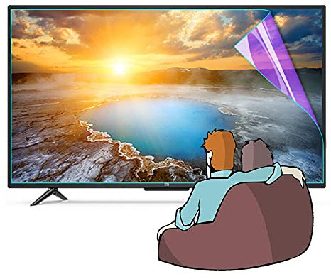 KELUNIS Blendschutzfilm Für Das Fernsehen, Anti Blaues Licht TV Displayschutzfolie Augenermüdung Lindern Für LCD-, LED-, 4K-OLED- Und QLED-HDTV-Displays,60 (1338 * 756)