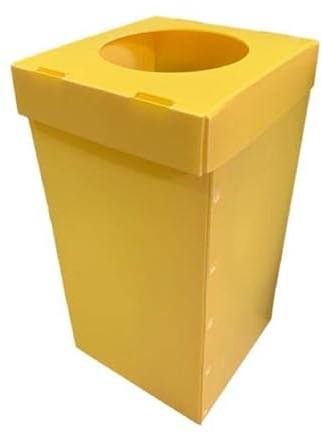 Genérico cubo de basura reciclaje ZPP80A - contenedor de reciclaje 80L, diseño compacto, resistente y fácil de limpiar, ideal para hogar y oficina, montaje rápido, apto para interiores y exteriores