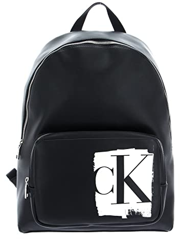 Calvin Klein Damen Modellierte Campus Bp40 Ck Box Rucksäcke, Black