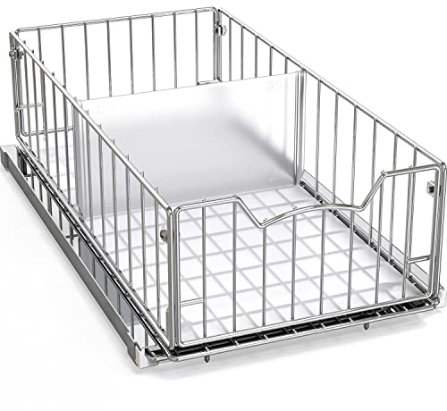 Simple Houseware Pull Out Cabinet Sliding Basket