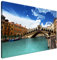 Estika Leinwand bilder - Venedig, Rialtobrücke - 90x60 cm, 1 teilige kunstdruck - Wandbilder wohnzimmer, schlafzimmer, Moderne wanddeko, Bild auf leinwand - Italien bilder - 2238A_1L