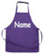 Elefantasie Personalisierte Kinderschürze mit Name, Kochschürze für Backen, Kochen, Malen, Geschenkidee für Kinder 7-10 Jahre lila