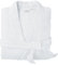 Allure Bath Fashions Unisex Bathrobe Lightweight Textured Waffle Robe - Soft Hotel Spa Dressing Gown, Kimono (Large/Extra Large, White)