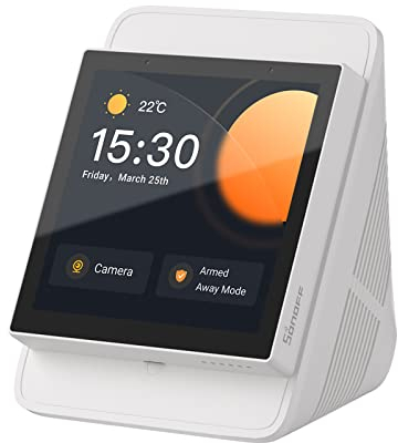 SONOFF NSPanel Pro Smart Home Control Panel, Integrate Zigbee Gateway with Home Security, with Power Consumption Statistics, Thermostat, Call Intercom, etc. All-in-One Control Center Hub with Stand