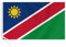 Große Namibia-Flagge, 90 x 150 cm, Namibianische 75D Outdoor-Banner, Namibianer-Dekoration für Garten, Hof, Auto, LKW mit Messingöse