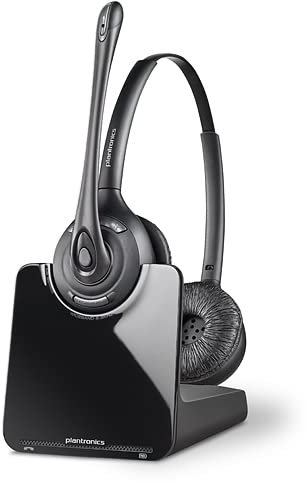 Plantronics CS520 - Auriculares con adaptador para teléfonos; tecnología de sonido de banda ancha, diadema modelo Plantronics CS520 (renovado)