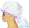 G2PLUS Gorros de Ducha 2PCS Gorros de Ducha Impermeables Gorros de Ducha Reutilizables Gorro de Baño Elástico con Doble Capa para Hoteles,Spas de Viaje