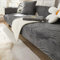 Funny Fuzzy Couch Cover Sofabezug L U Form Sofahusse Sofa Überzug 3/4/2/1 Sitzer rutschfest Ecksofa Bezug Waschbar Sofaüberwurf Samt Sofaschoner Hund Katze