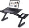 Soporte para Ordenador Portátil/Tablet, Multiusos y Ajustable –Mesa Plegable Ordenador Ajustable y Plegable Soportes de Regazo para Notebook PC Laptop Ordenador en Cama Sofa (Negro)