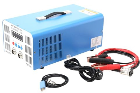 ECUTEE EBC-A40L Batterie Akku Kapazität Tester 5V 40A Lithium PC Steuerung Professionelles Präzises Lade Enladegerät Battery Capacity Tester mit Testleitungen Online-Leitung Netzkabel