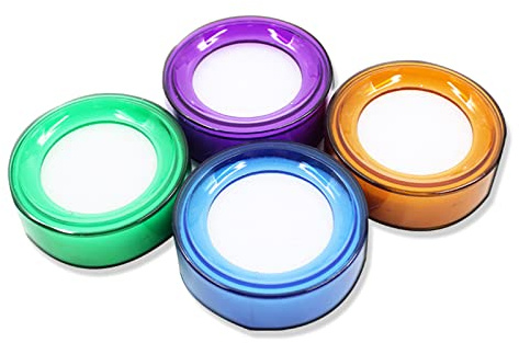 YOUNAFEN Finger Wet Sponge Cup Finger Moistener for Counting Currency Paper Money Bill Random Color Office Stationery Supplies, 6.9 * 2.2cm, As Pics Show