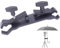 Tripod Umbrella Holder Clip, Outdoor Camera Sun-shading Clip, Flash Light Stand Mount Clamp Bracket Stand, Portable Camera Photography Accessory