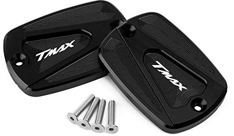 TREONK Per Tmax500 2004-2011; Tmax530 DX SX 2012-2019;TMAX 560 2020-2022 Moto Tappo del Serbatoio del Liquido del Freno Anteriore per TMAX 530 500 560(nero)