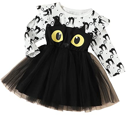 Mädchen Halloween Kostüm Zauberer Kostüm Kinder Mädchen Fledermaus Kostüm Süße Geister Kinderkleidung Kleid Für Kinder Familie Halloween Cosplay Kostüm Für Weihnachten Karneval Familienfeier