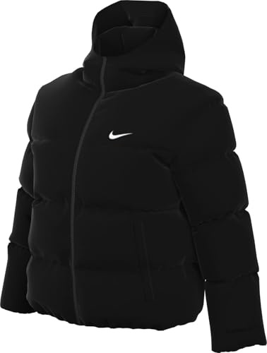 Nike Women's W Nsw Tf Synfl Nk Clsc Pfr Jacket, Black/White, XS
