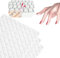 Clear Keyboard Film for Nail Art,Nail Beauty Protection Typing Silicone Particles,Reusable Adhesive Keyboard Cover for Long Nails Typing and Gaming, Universal Cover for Laptop (5 * 2MM, 100pcs)