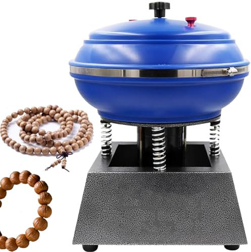 DHMYYXGS Magnetic Tumbler Jewelry Polisher,Vibratory Rock Tumbler Bowl Tumbling Polishing Machine,Electric Tumbler Lapidary Polisher, Professional Rock Tumbler Kit,Convenient