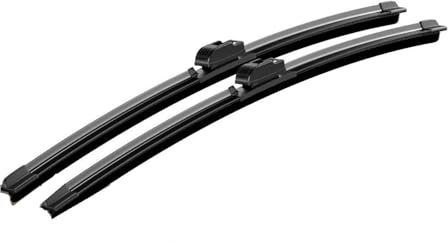 YZCSYBBF Für Seat Für Ibiza 6L 6J 6F KJ 2002-2023 Frontscheibenwischerblätter 2 Stück Windschutzscheibe Fensterzubehör Scheibenwischerblätter(Schwarz,6L MK3 2002-2005)