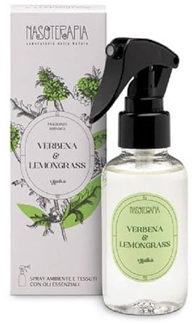 Nasoterapia spray ambiente e tessuti con oli essenziali VERBENA E LEMONGRASS